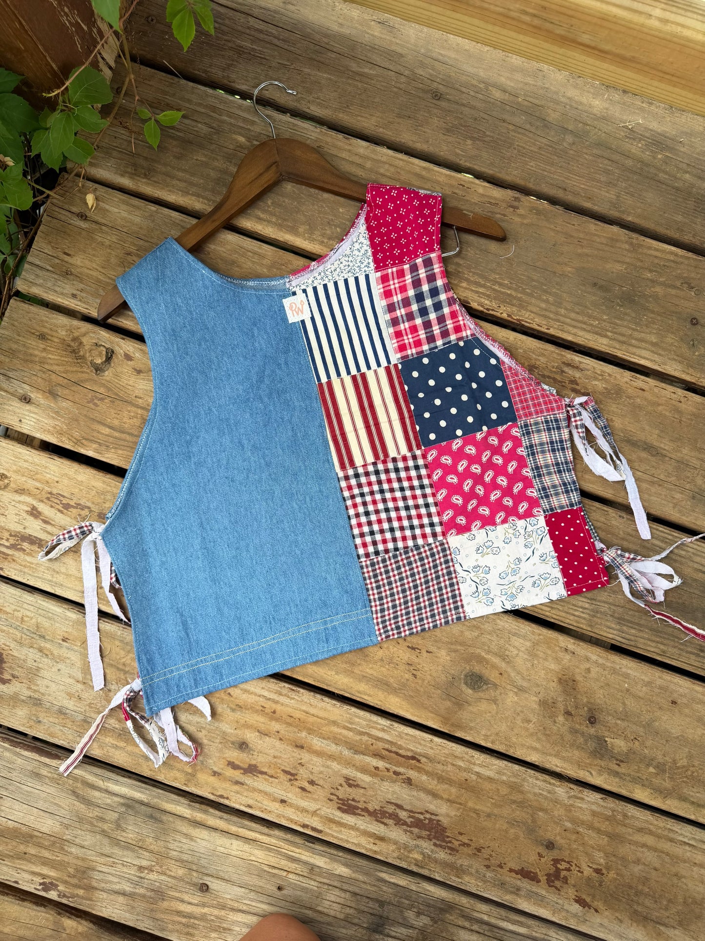 Liberty Patchwork Tie Tank (M/L)