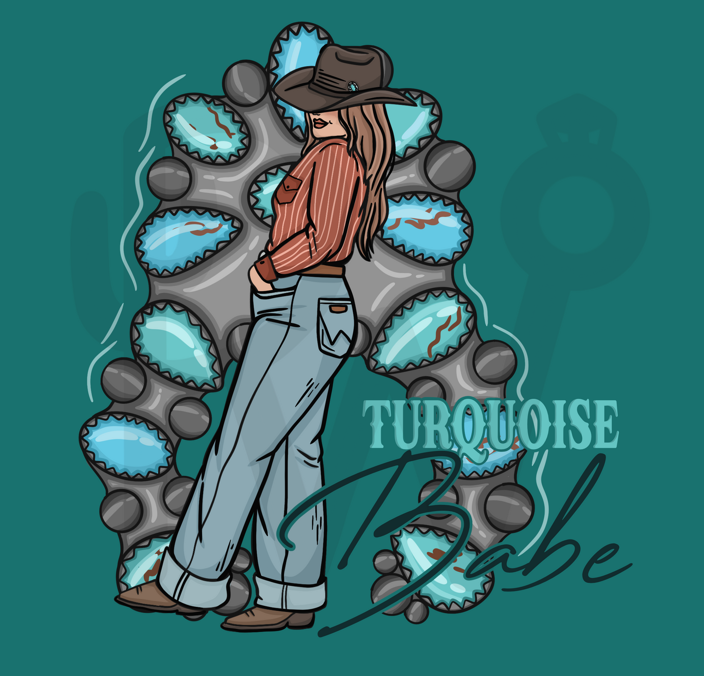 Turquoise Babe Design