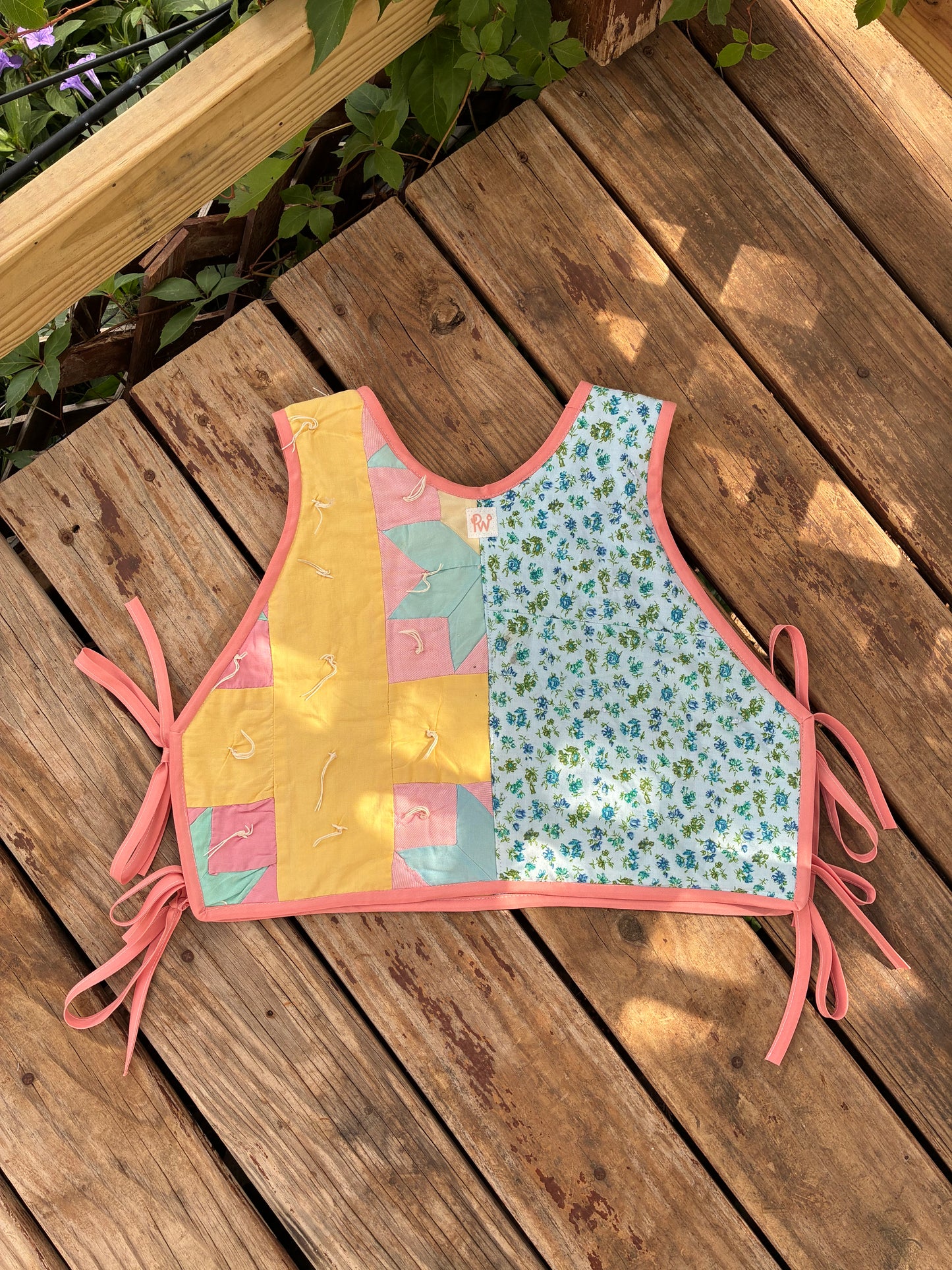 BLUE ROSE TIE TANK (L/XL)