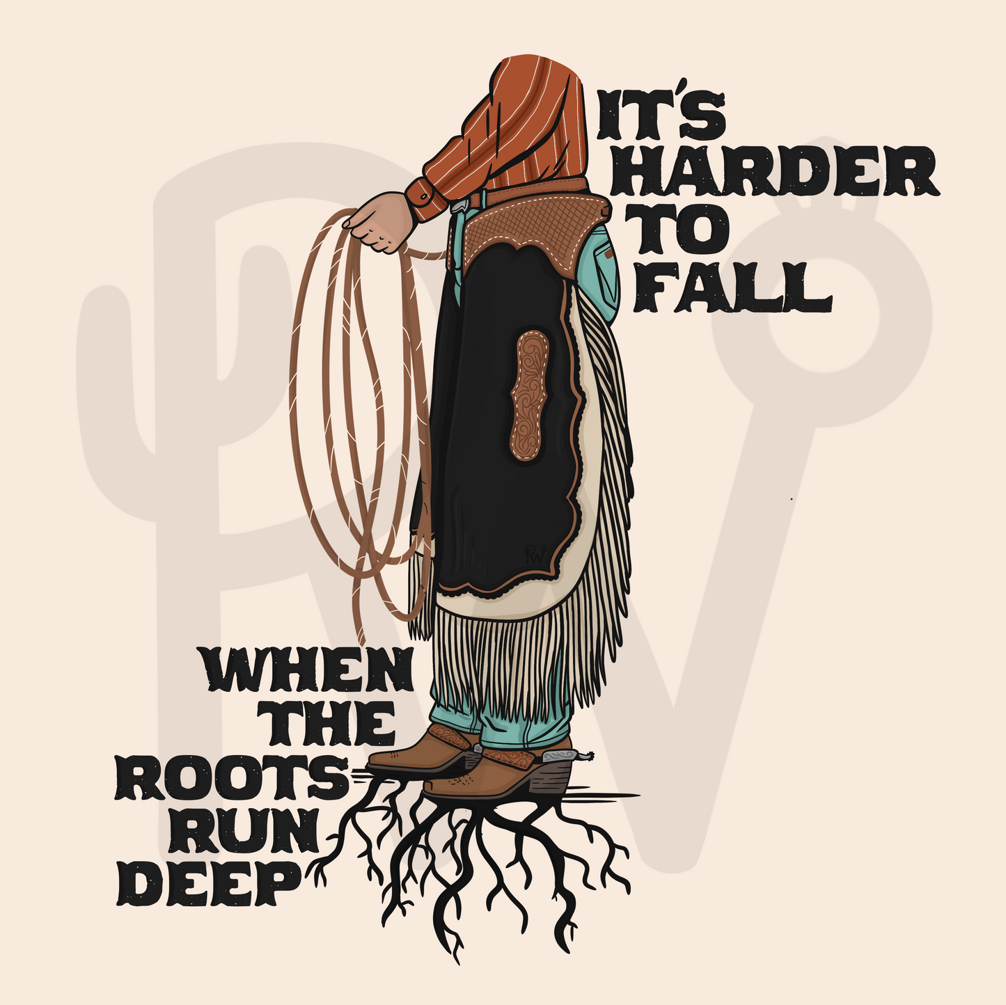It’s harder to fall when the roots run deep🌵