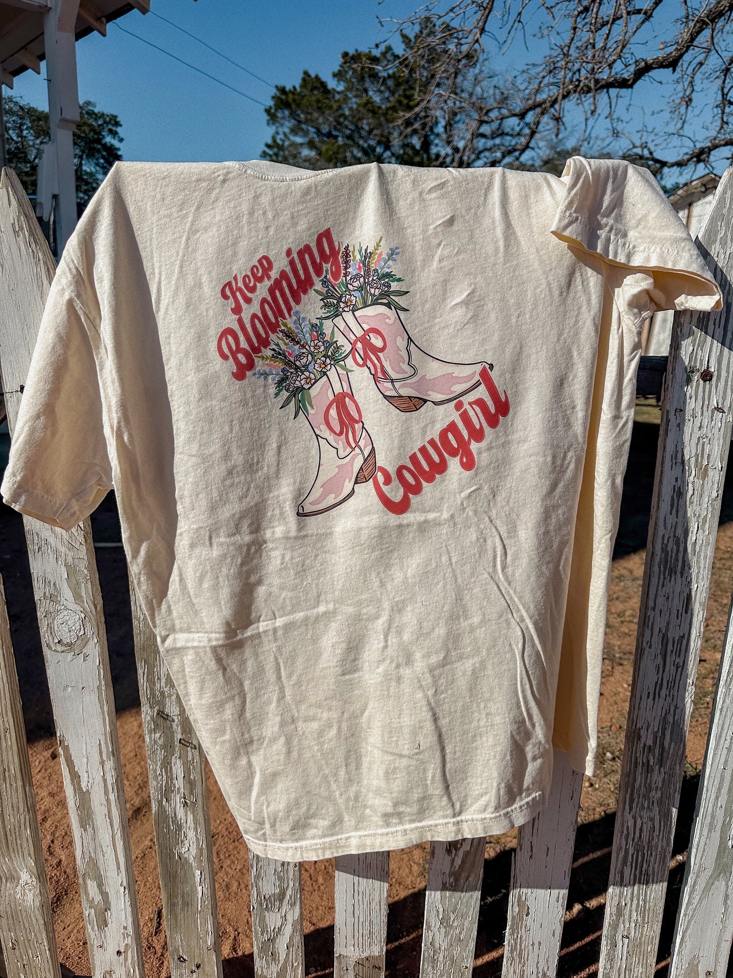 Keep Blooming Cowgirl Tee