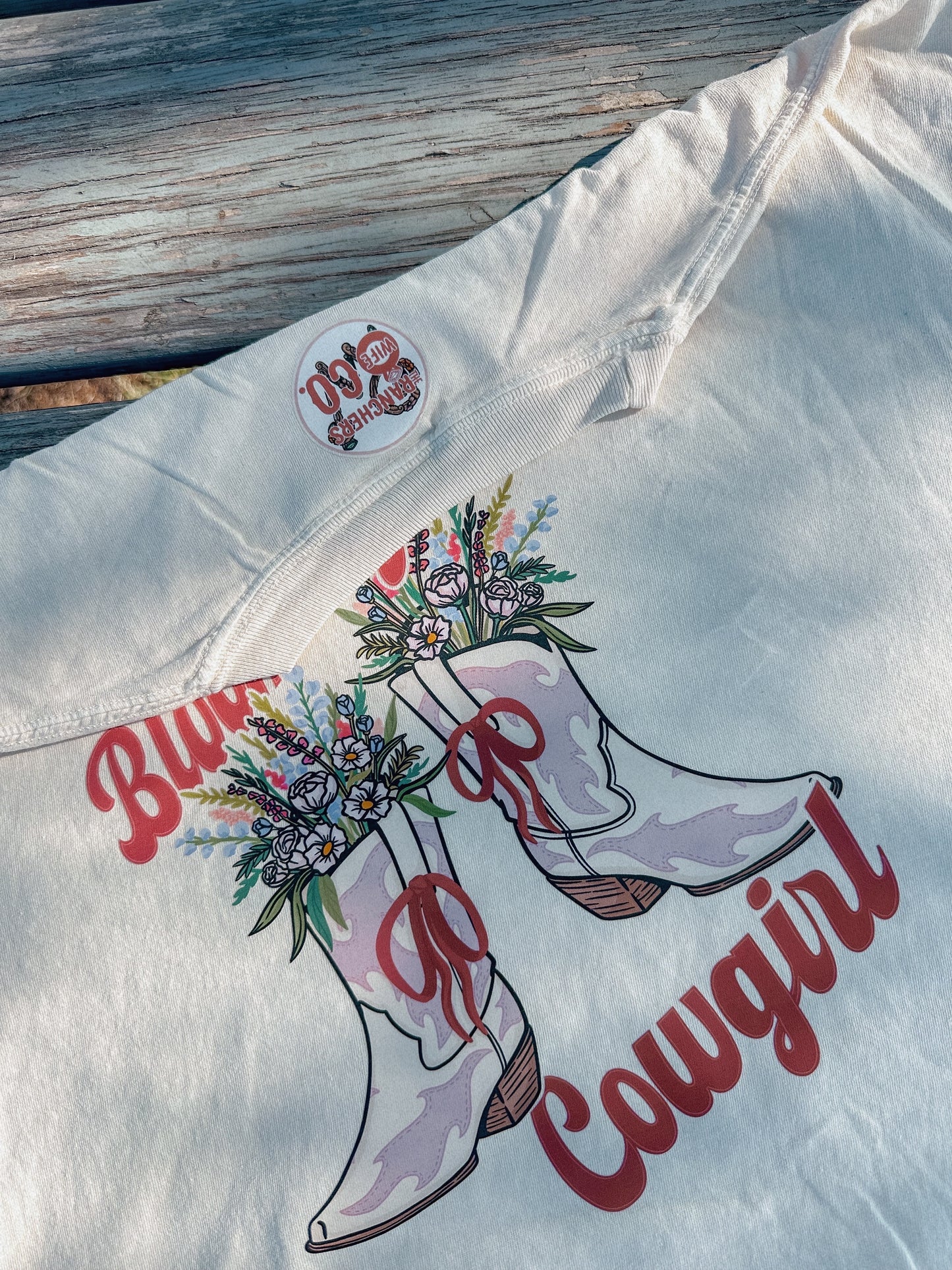 Keep Blooming Cowgirl Tee