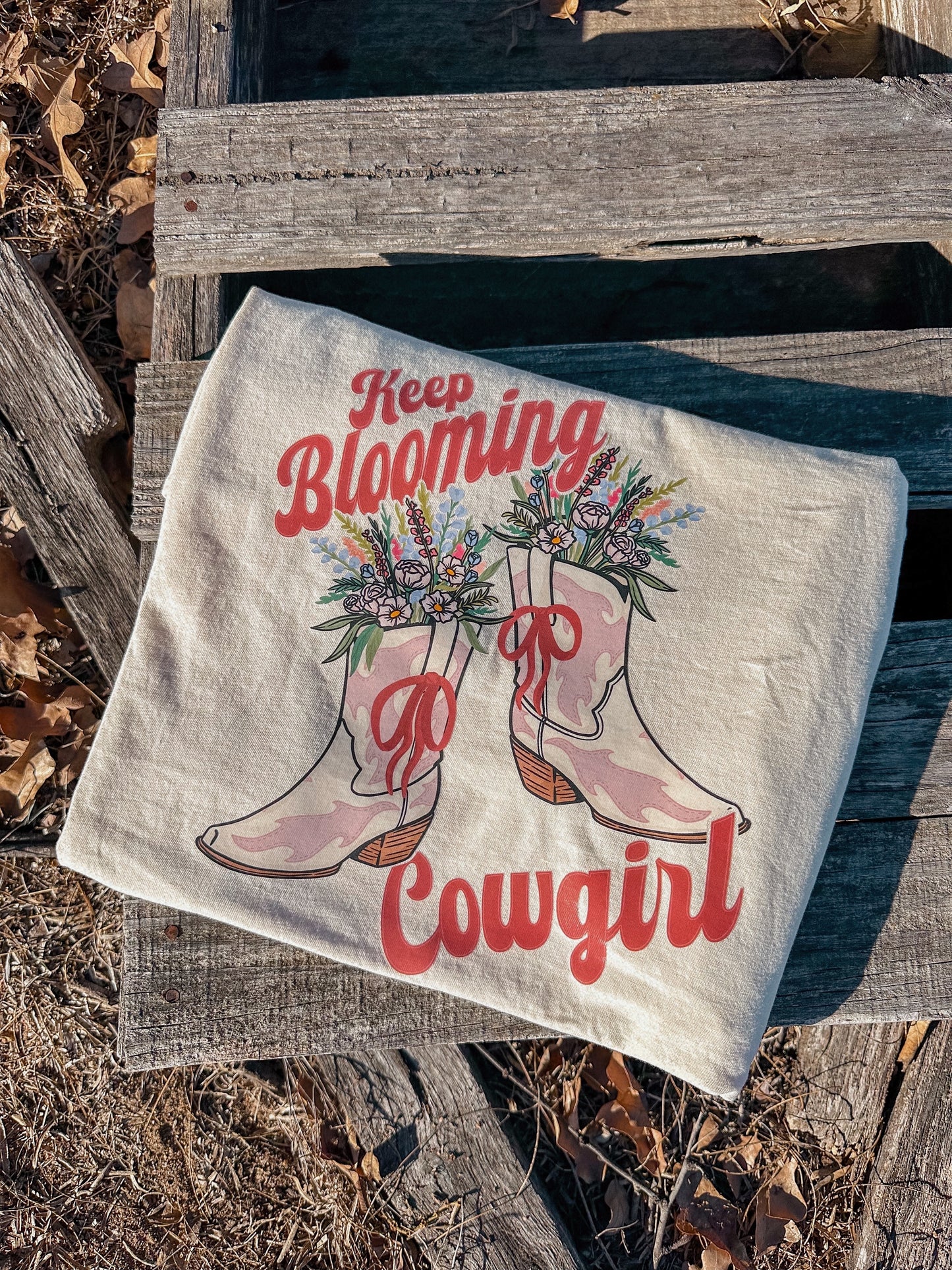 Keep Blooming Cowgirl Tee