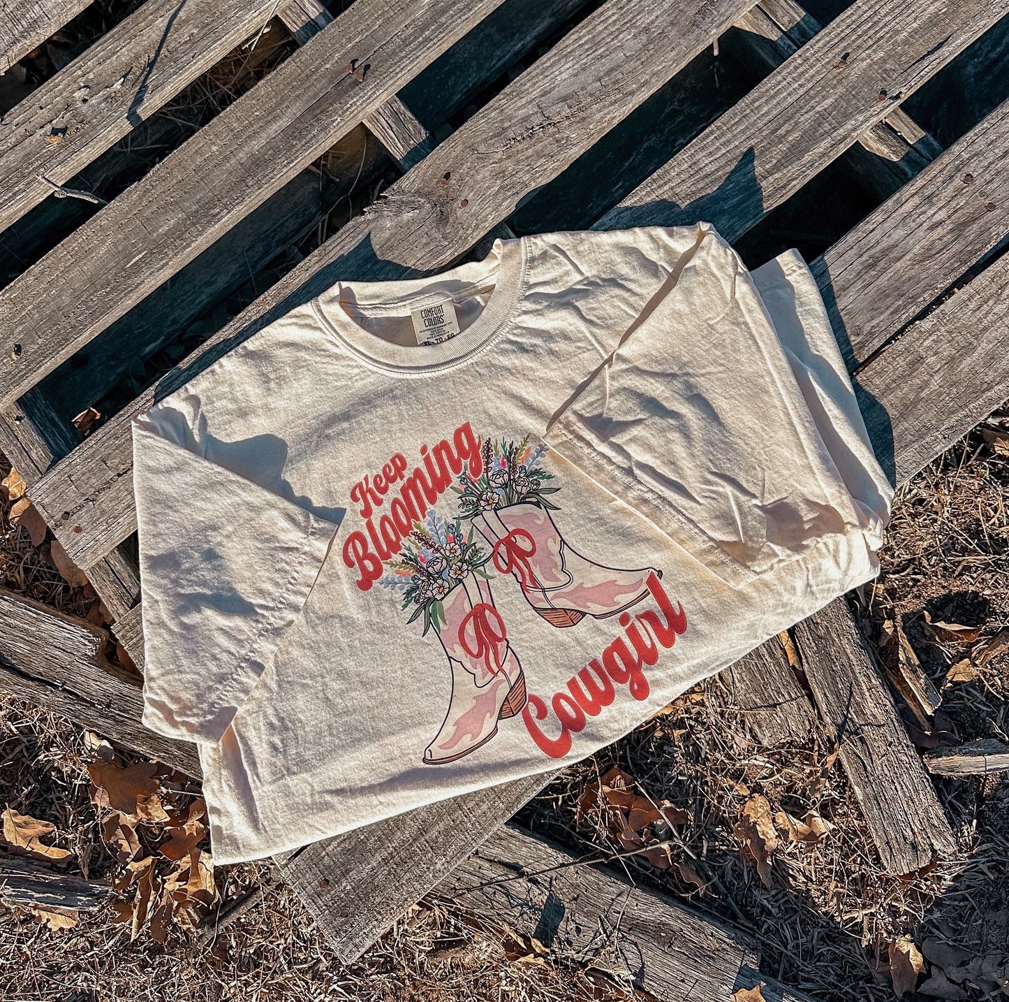 Keep Blooming Cowgirl Tee