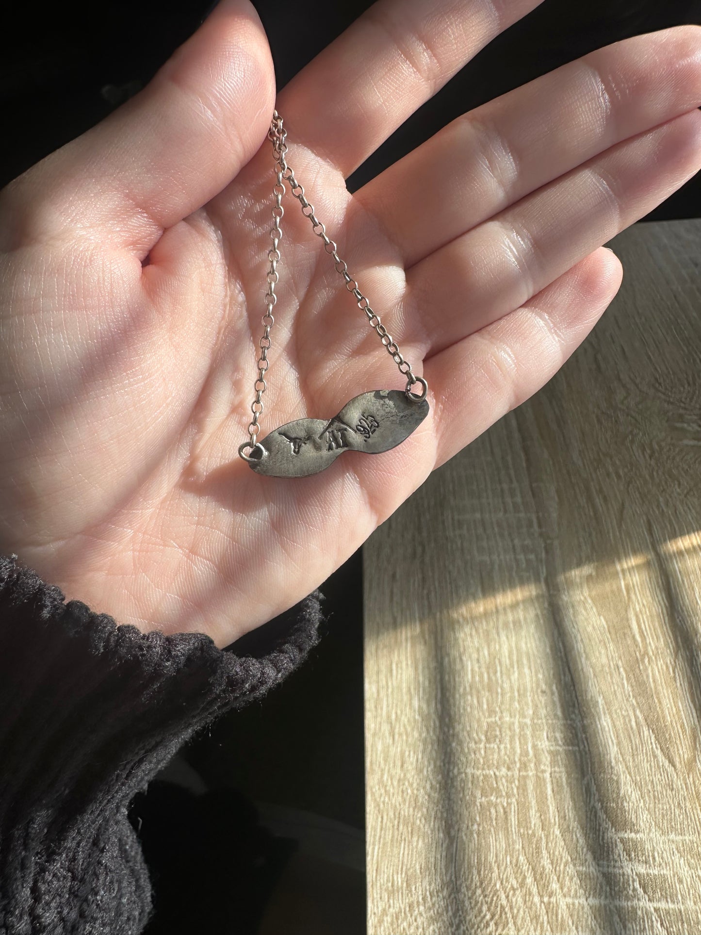 TURQUOISE DOUBLE STONE NECKLACE