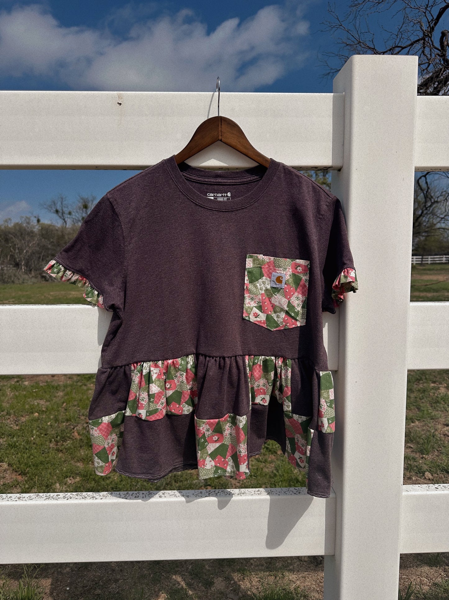 RUFFLE SLEEVE REWORK (Woman’s L)