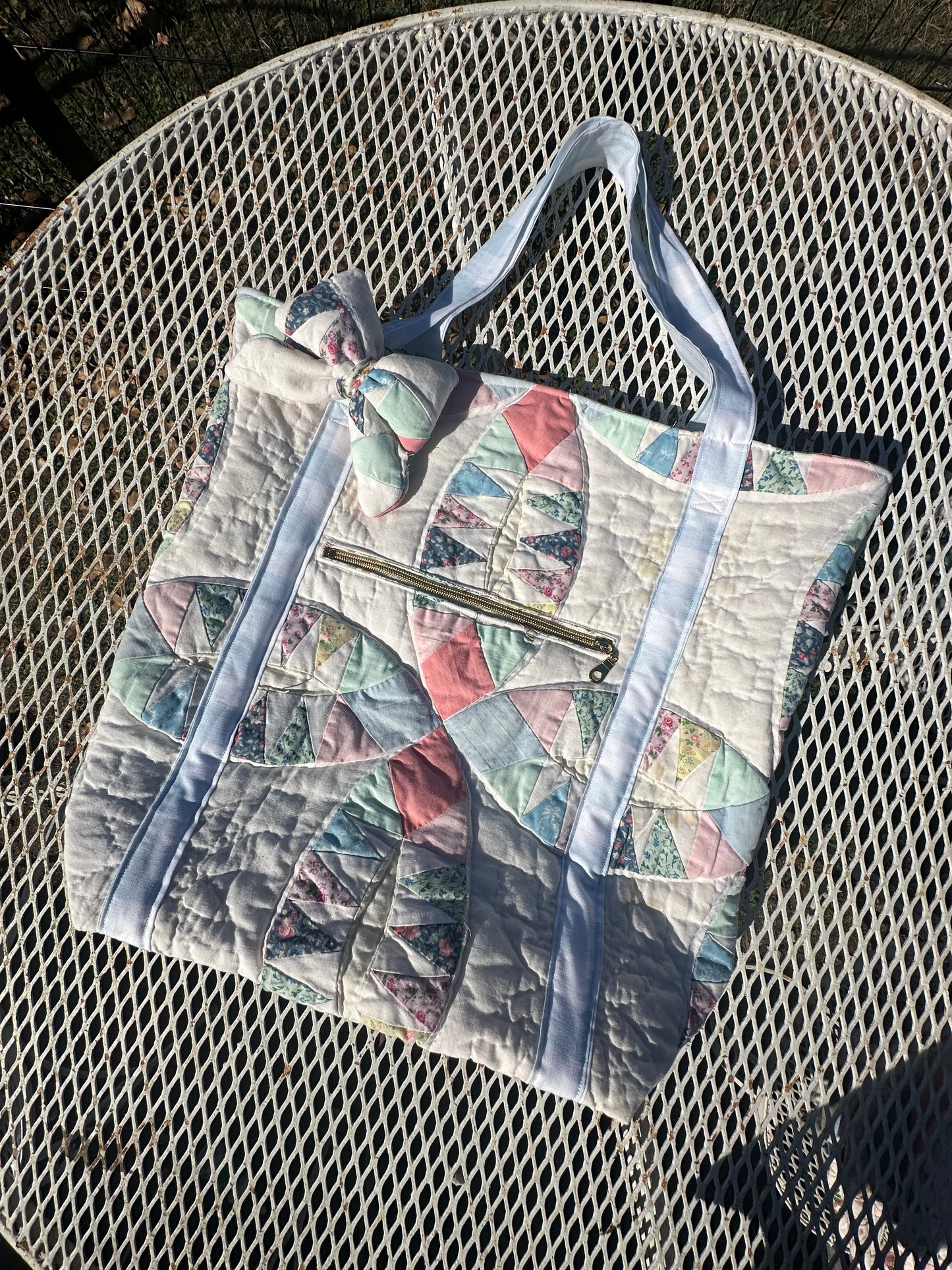 Quilted Bow tote (10)