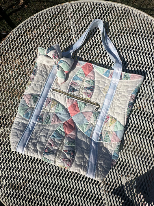 Quilted Bow tote (10)