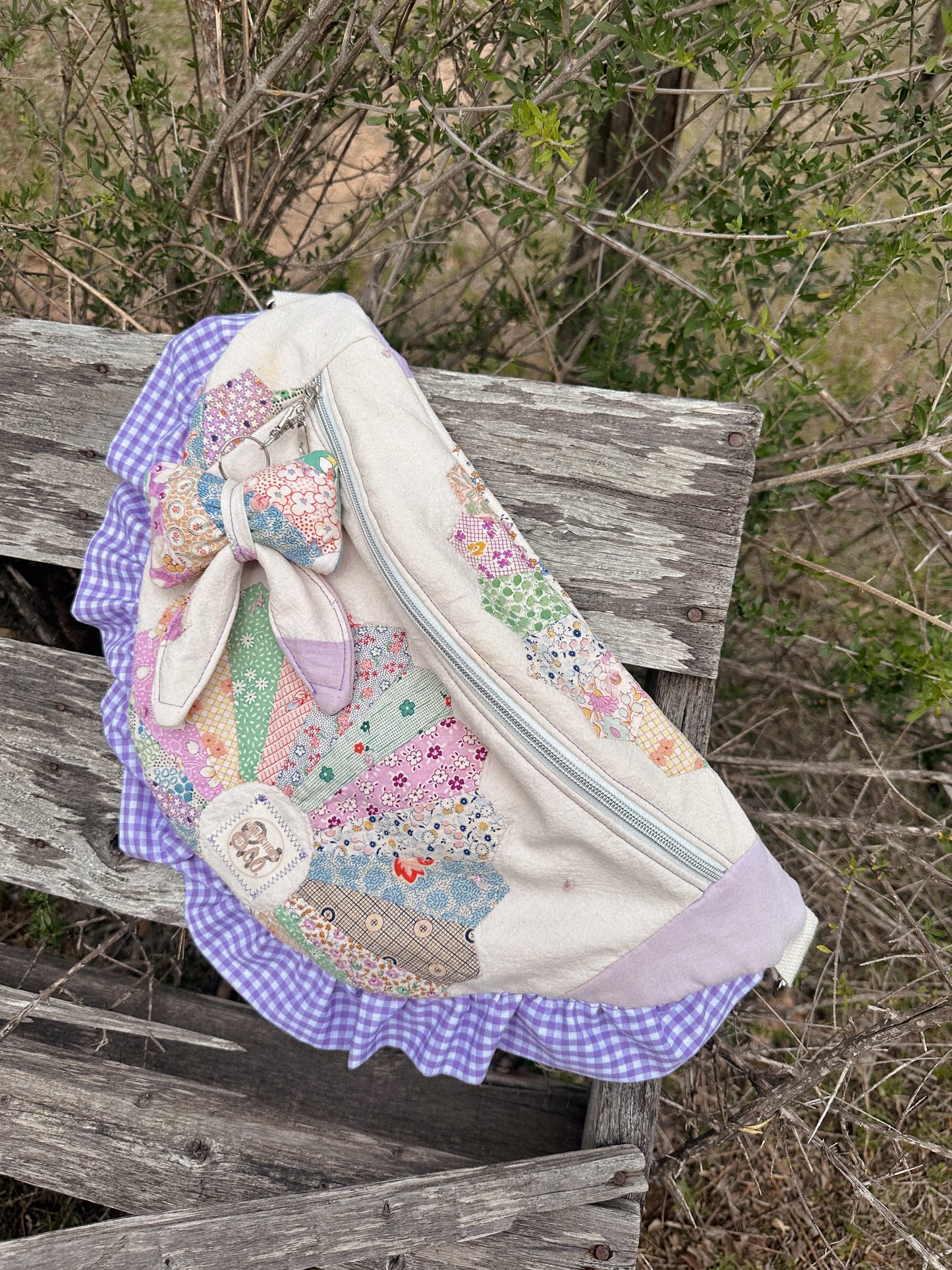 PURPLE GINGHAM FANNIE