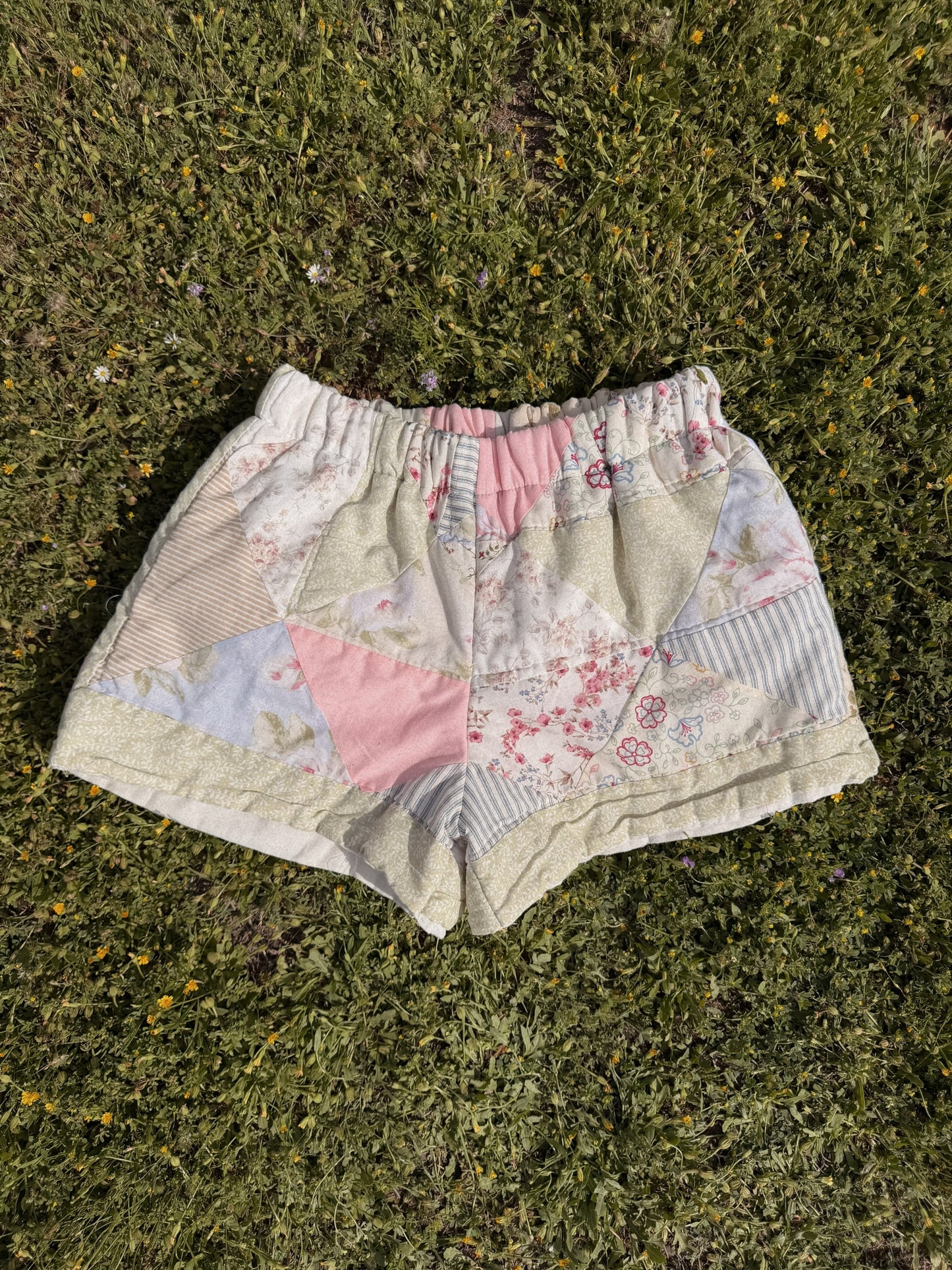 The Hannah Quilted Shorts (M/L)