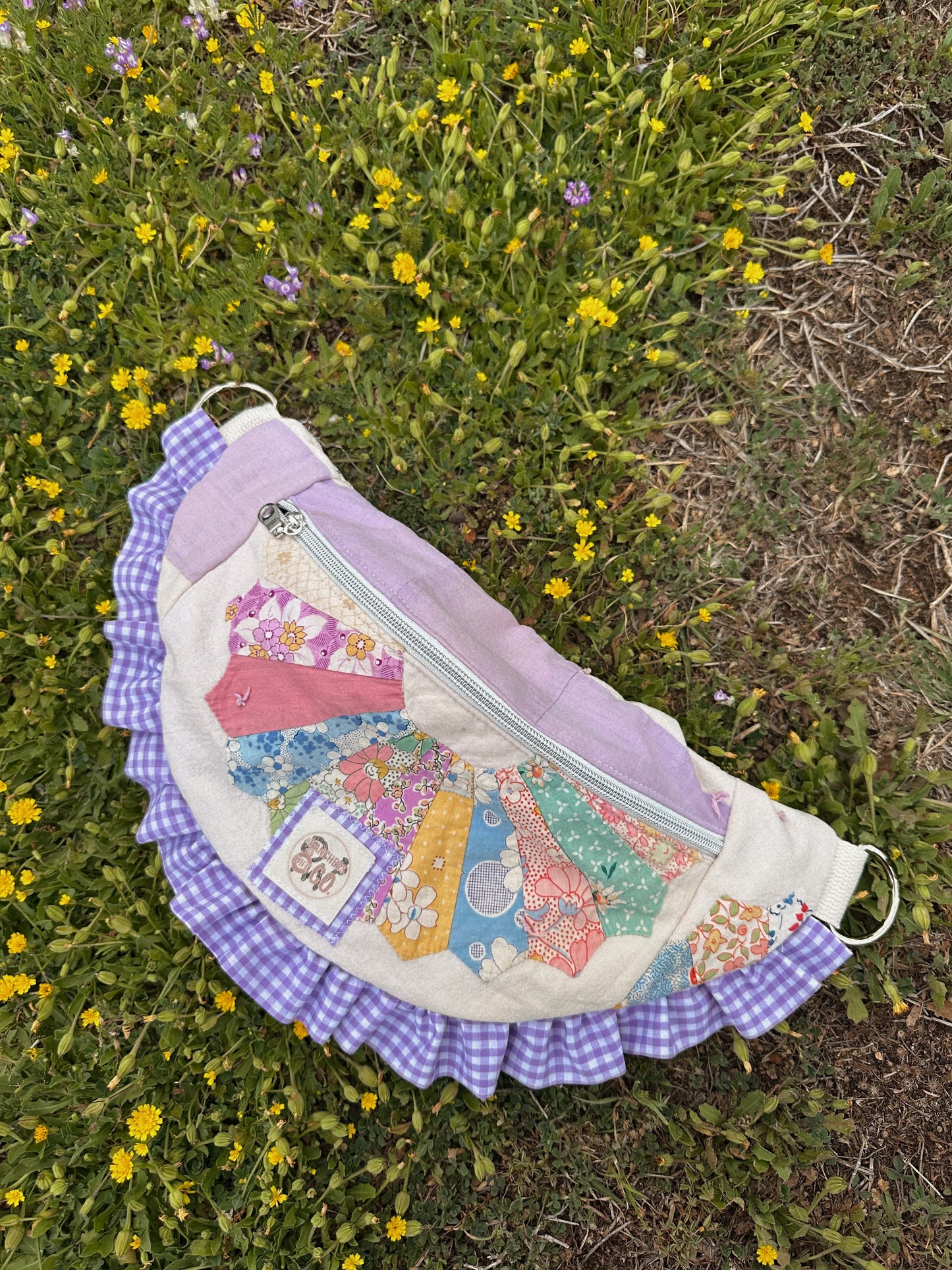 PASTEL GINGHAM MINI FANNY