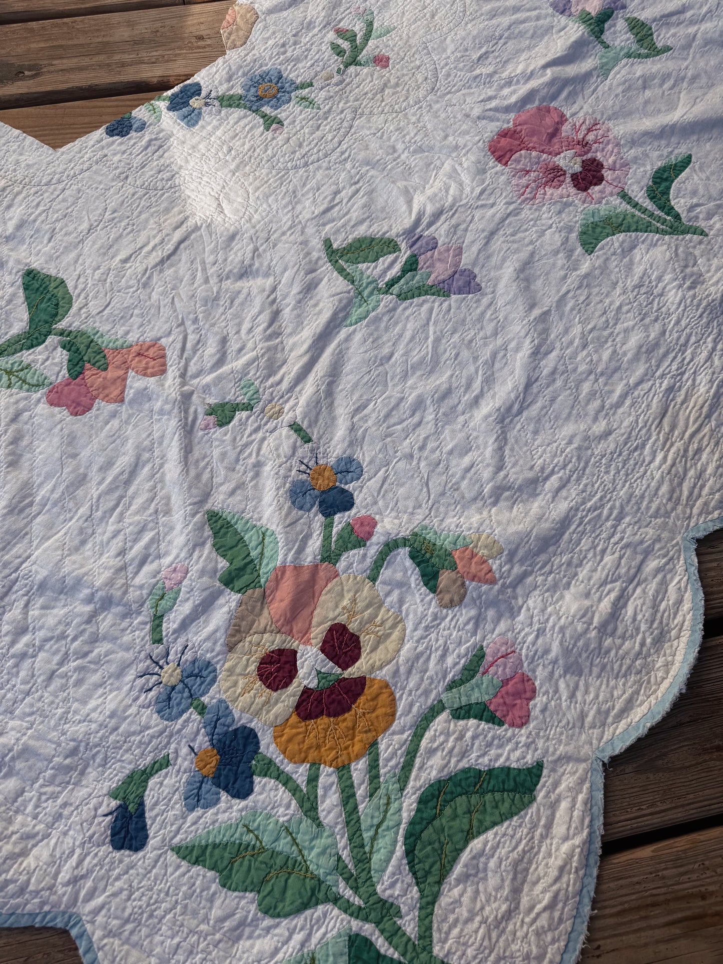 CUSTOM JACKET/CARDIGAN- 🌸 VINTAGE BLOOM QUILT