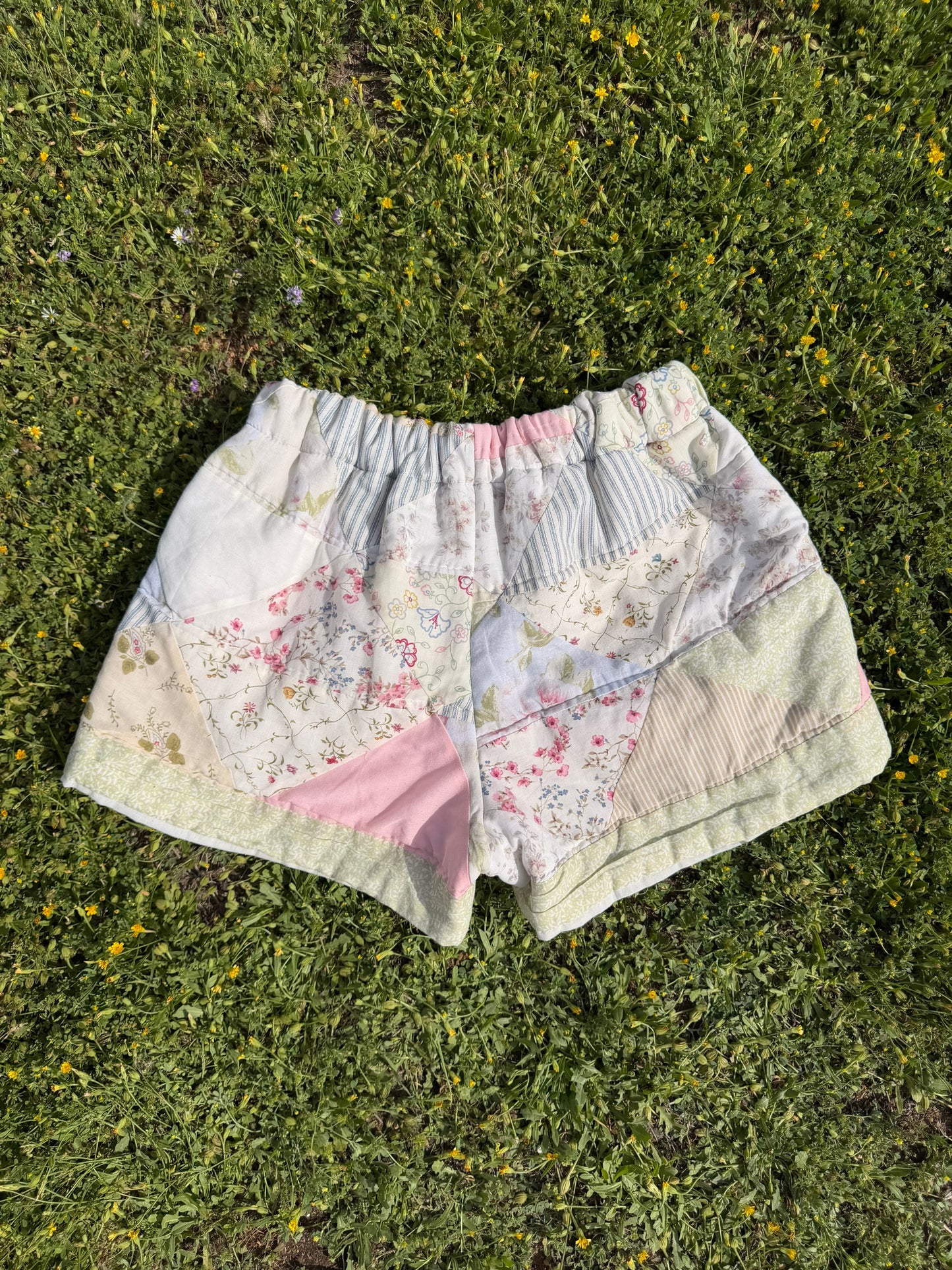 The Hannah Quilted Shorts (M/L)