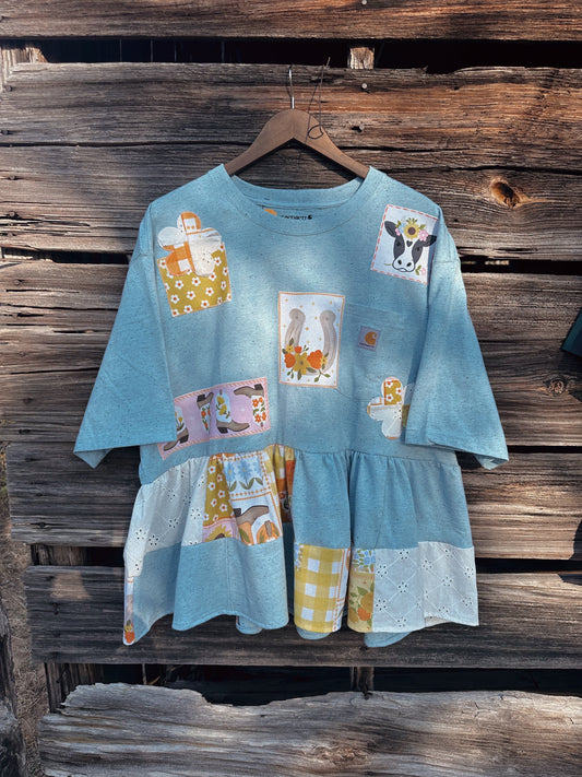 PATCH WORK COWGAL (XL)