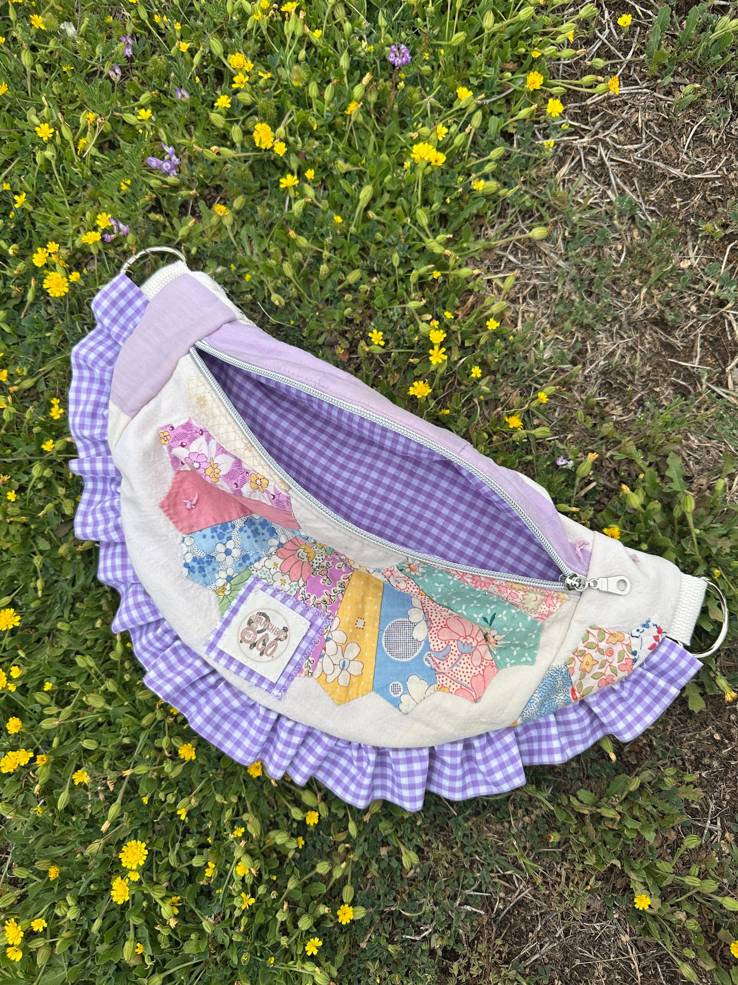 PASTEL GINGHAM MINI FANNY