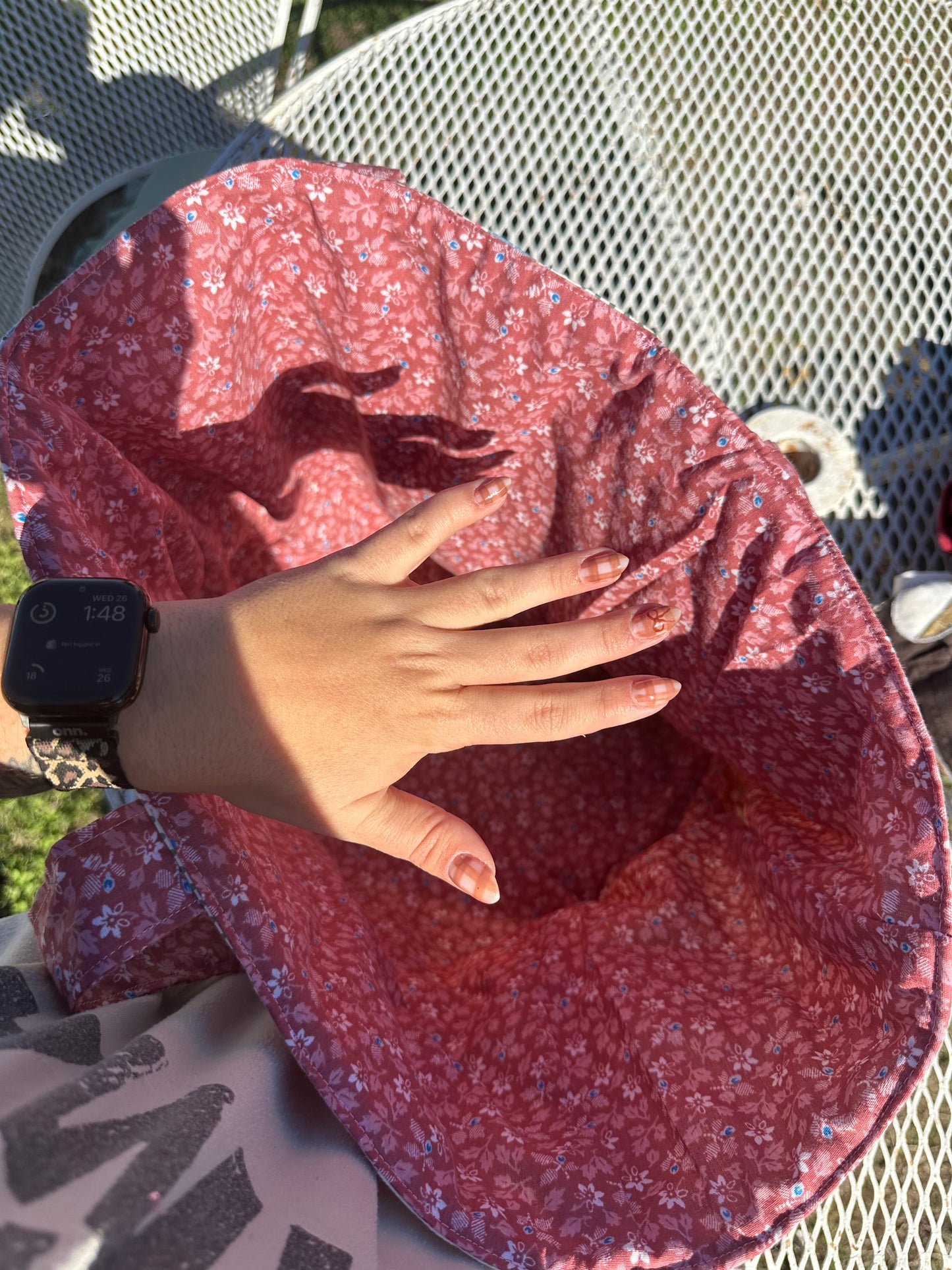 DARK PINK WIVES EVERYTHING TOTE