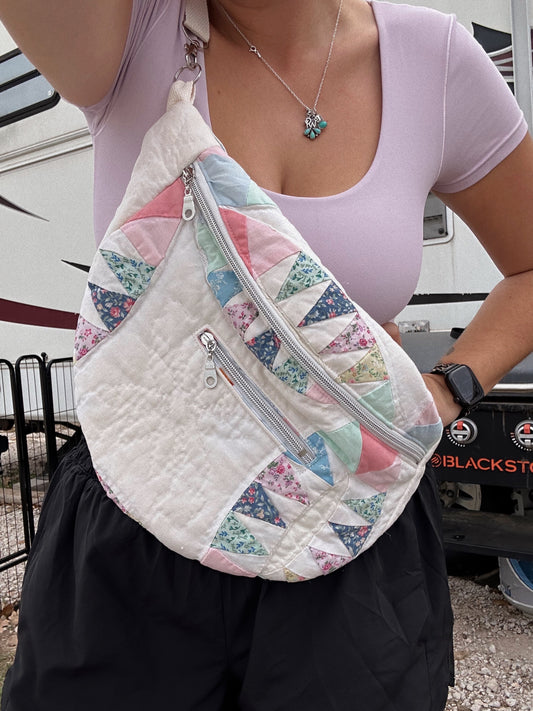 PURPLE GINGHAM FANNY