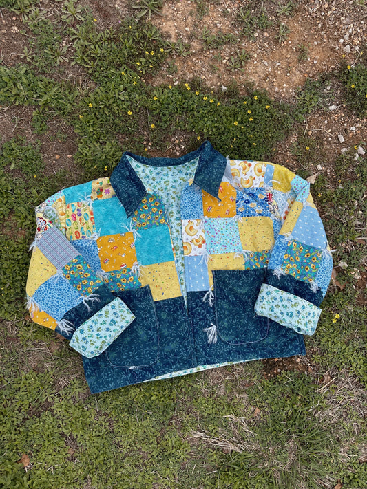SPRING BREAK QUILTED JACKET 🌞 (M-L)