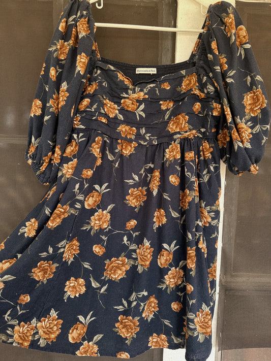 FLORAL A&F DRESS