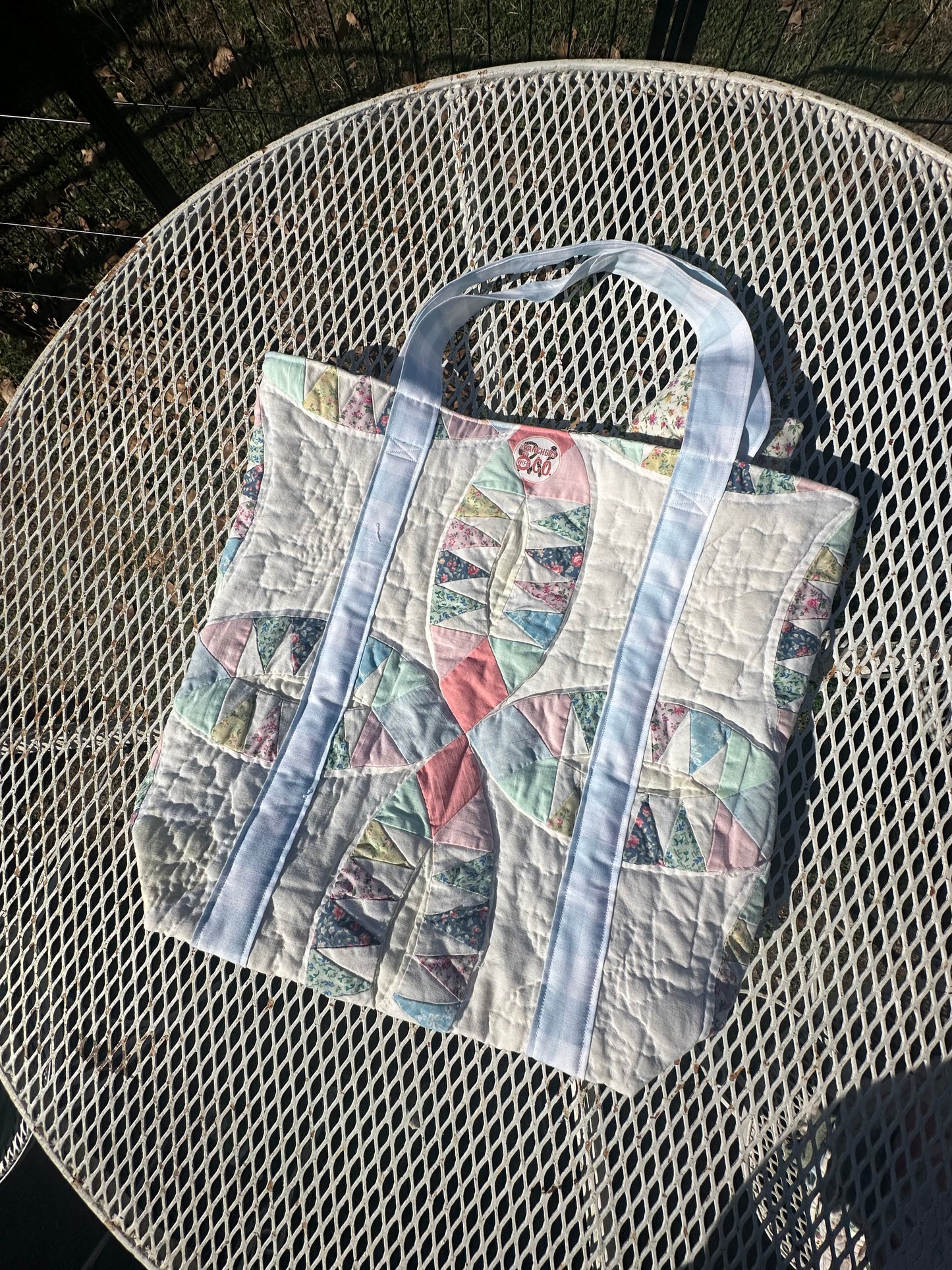 Quilted Bow tote (10)
