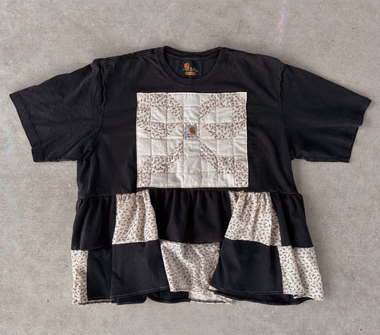 Quilted Bow Tee (XL)