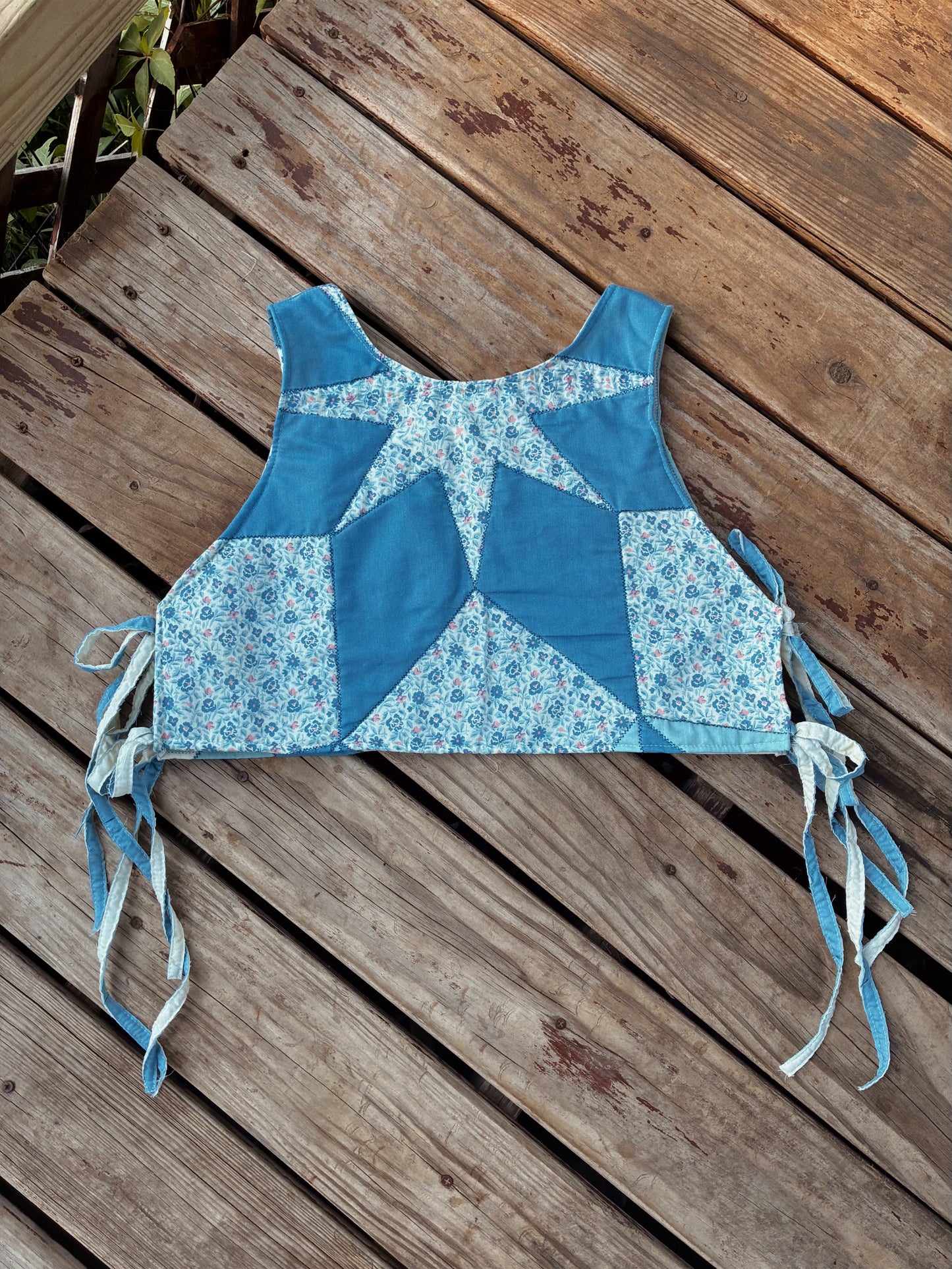 Blue Star Tie Tank (L)