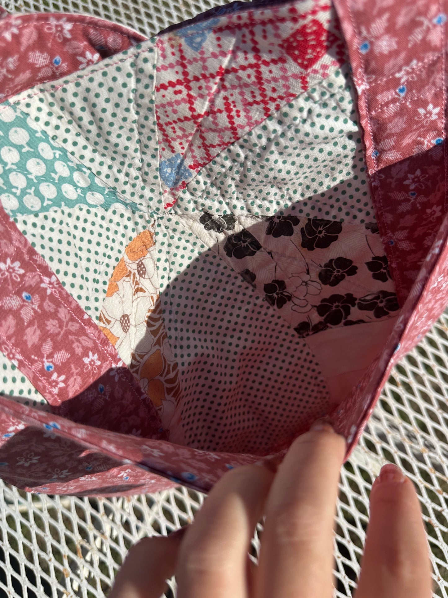 DARK PINK WIVES EVERYTHING TOTE