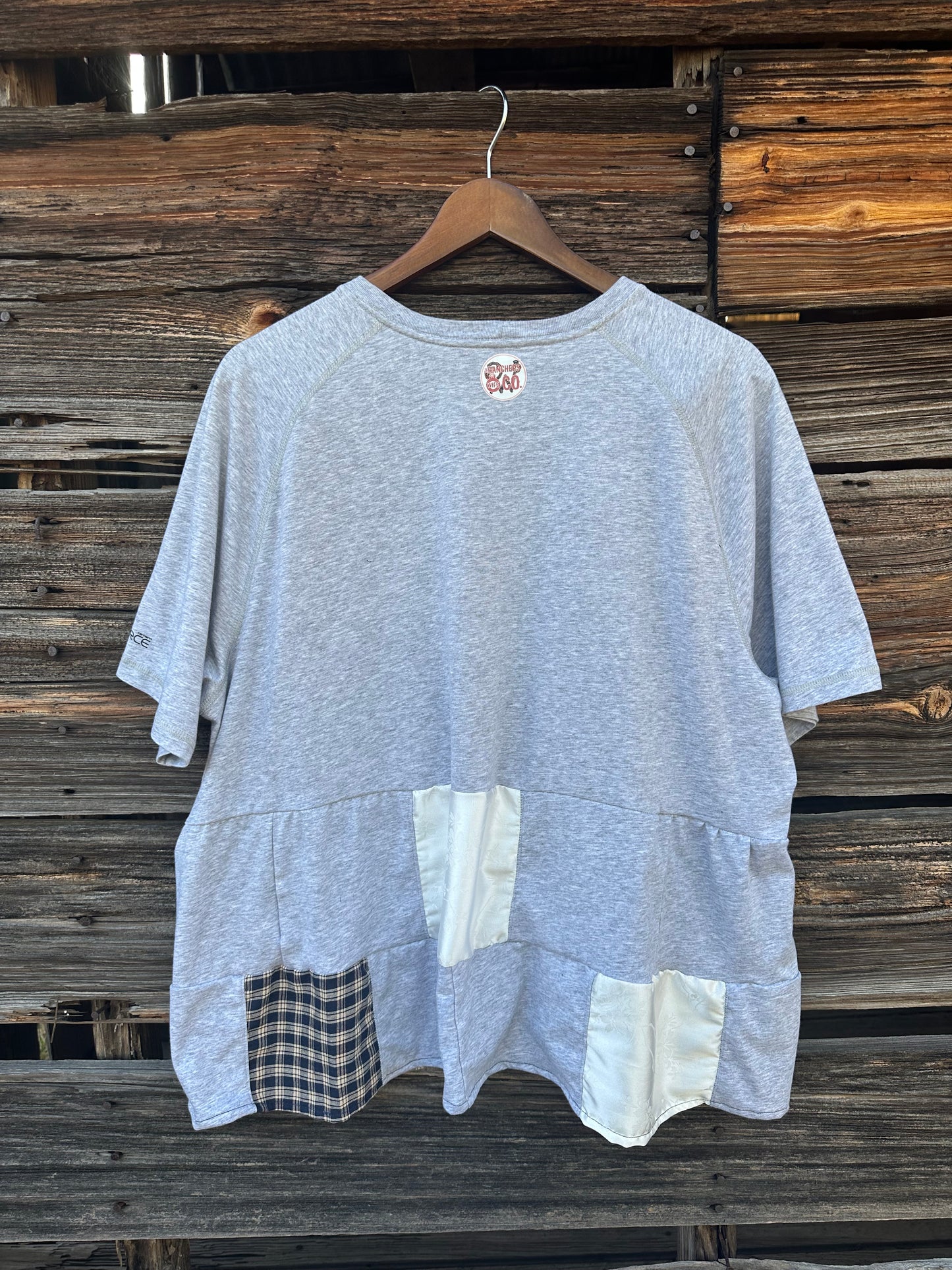 Blue Gingham Football Rework (XL)