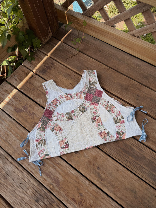 Saltwater Rose Tie Tank (XL)