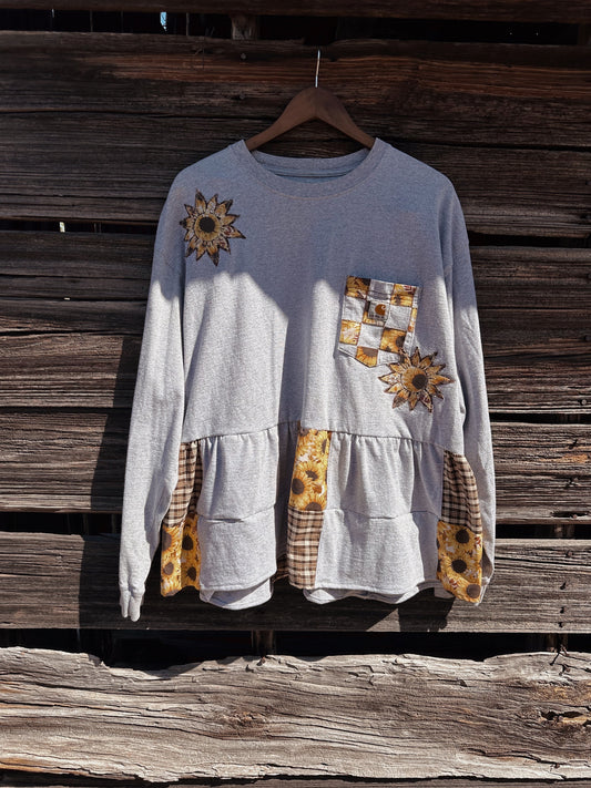 Floral Fall Rework (long sleeve XL)