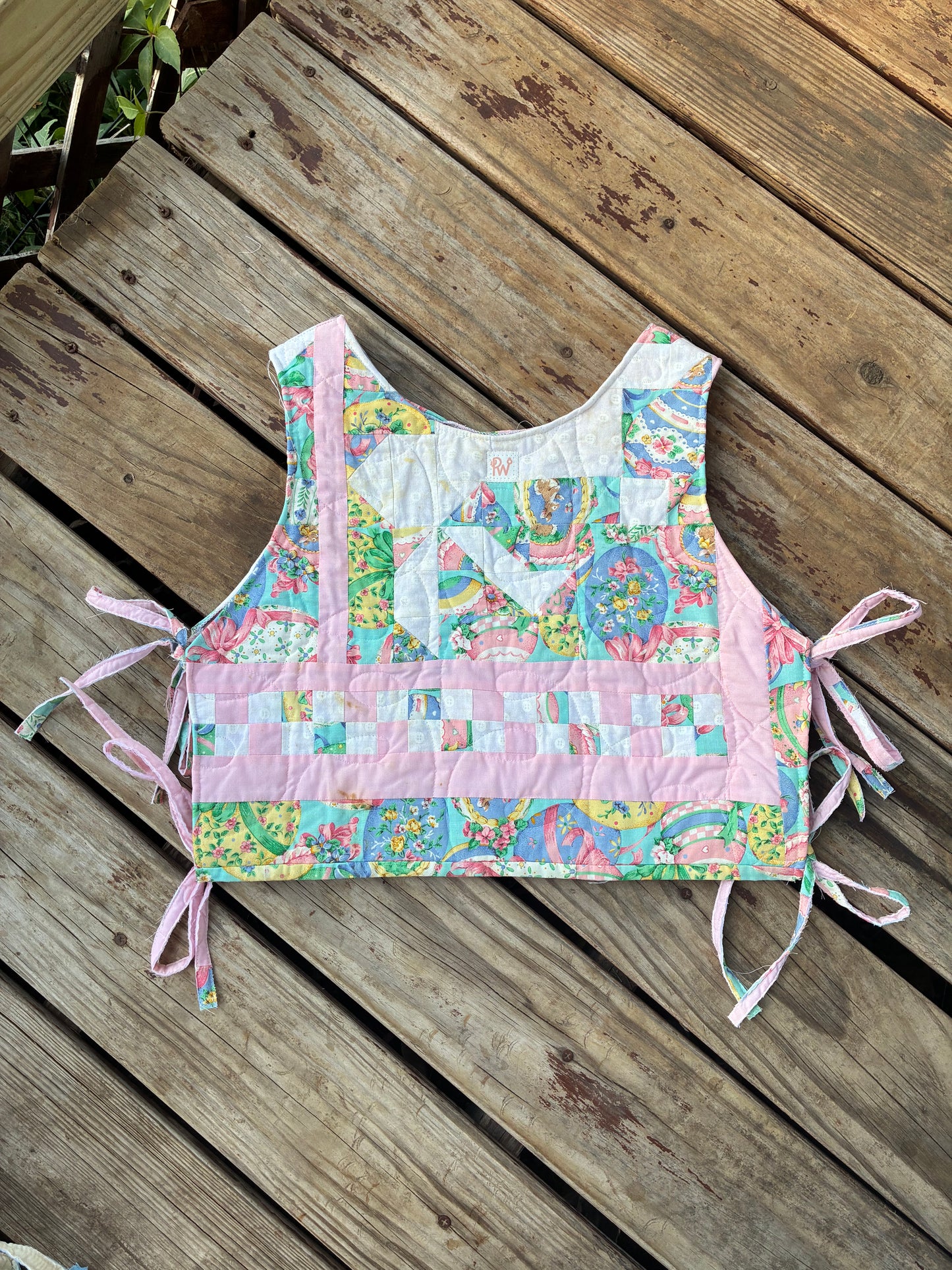 PINK SKIES TIE TANK (L/XL)