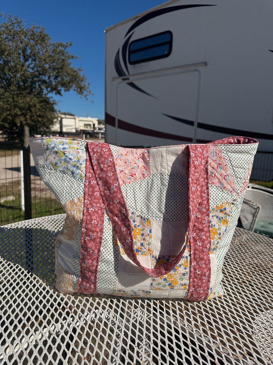 DARK PINK WIVES EVERYTHING TOTE