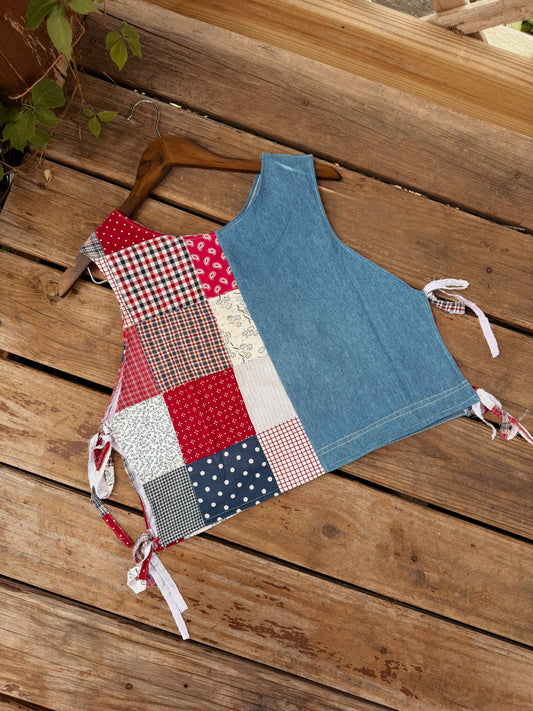Liberty Patchwork Tie Tank (M/L)