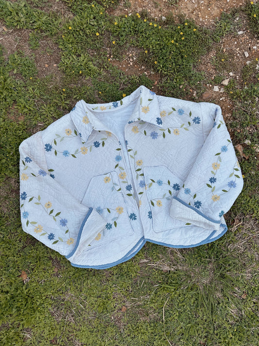 Rainy Days Quilted 🌧️ Jacket (L/XL)