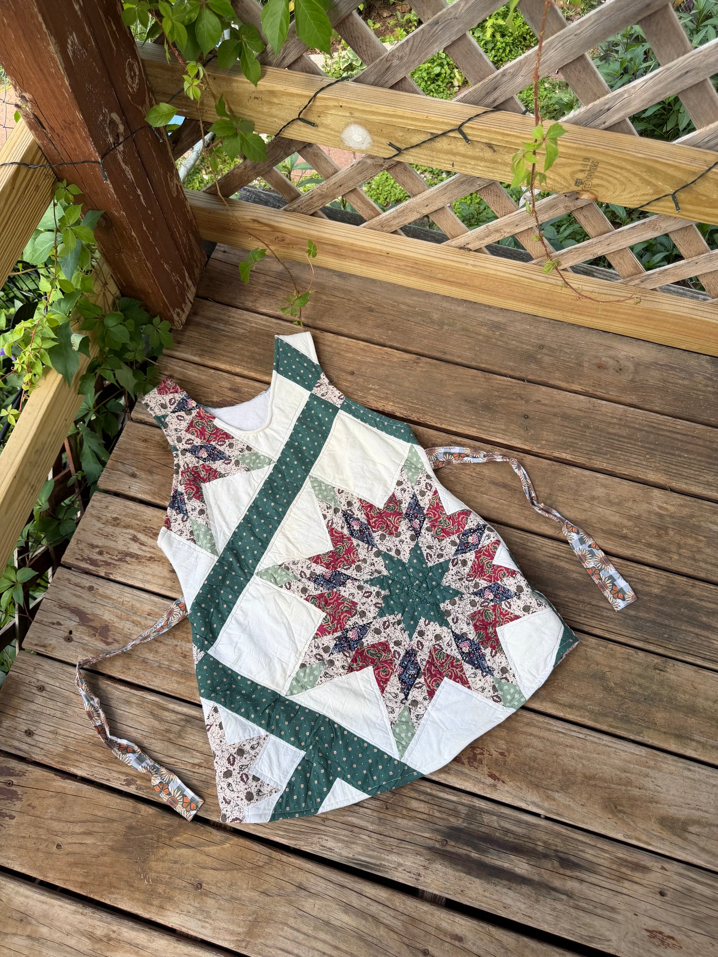 SEAGLASS QUILTED DRESS (M)