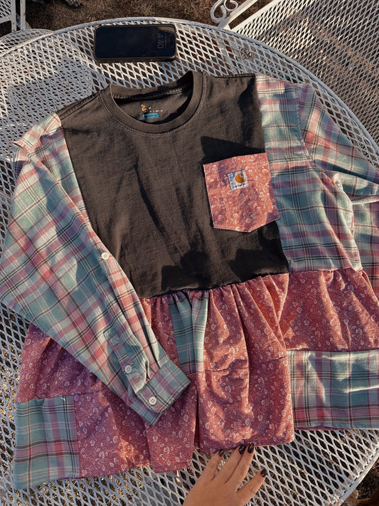 Pinks Flannel (fits a size L-XL)
