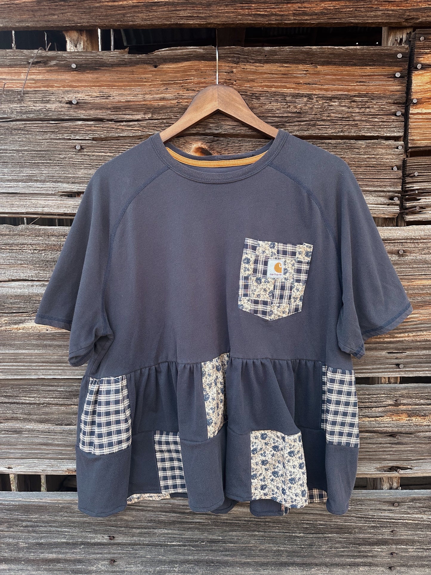 Blue Patchwork Rework (XL)