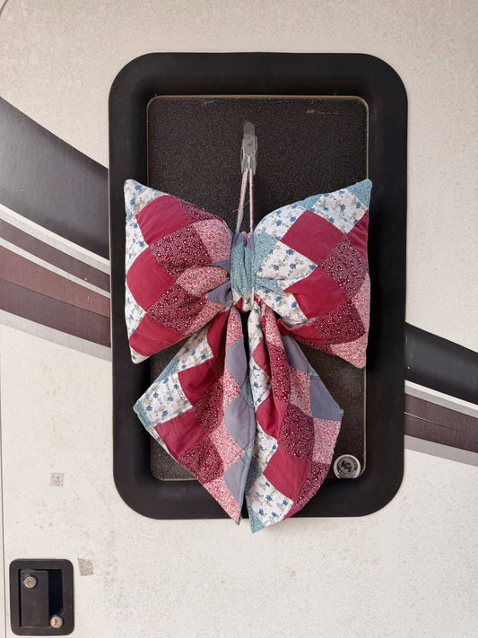 RED WHITE & BLUE BOW DOOR HANGING 🇺🇸