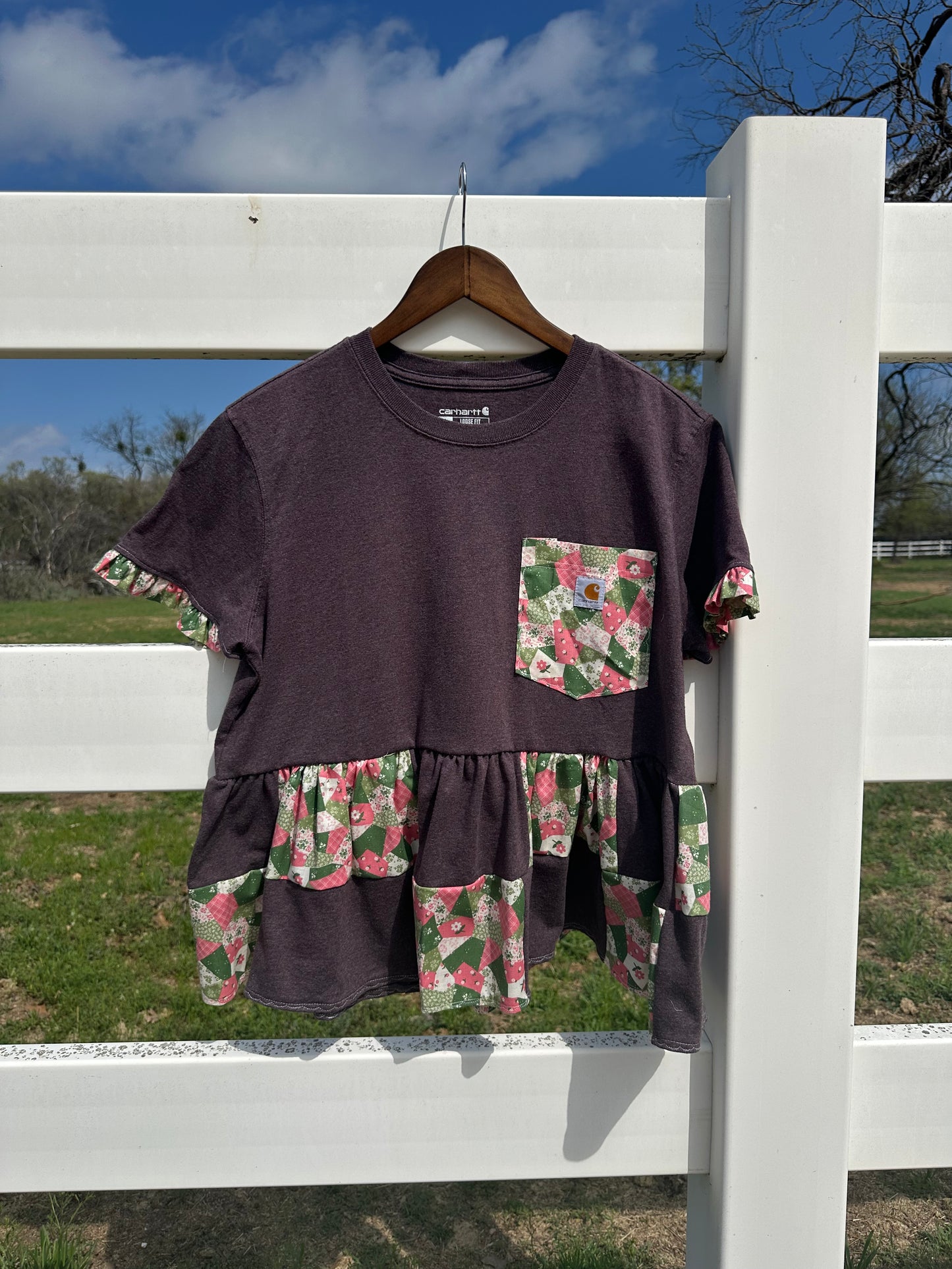 RUFFLE SLEEVE REWORK (Woman’s L)