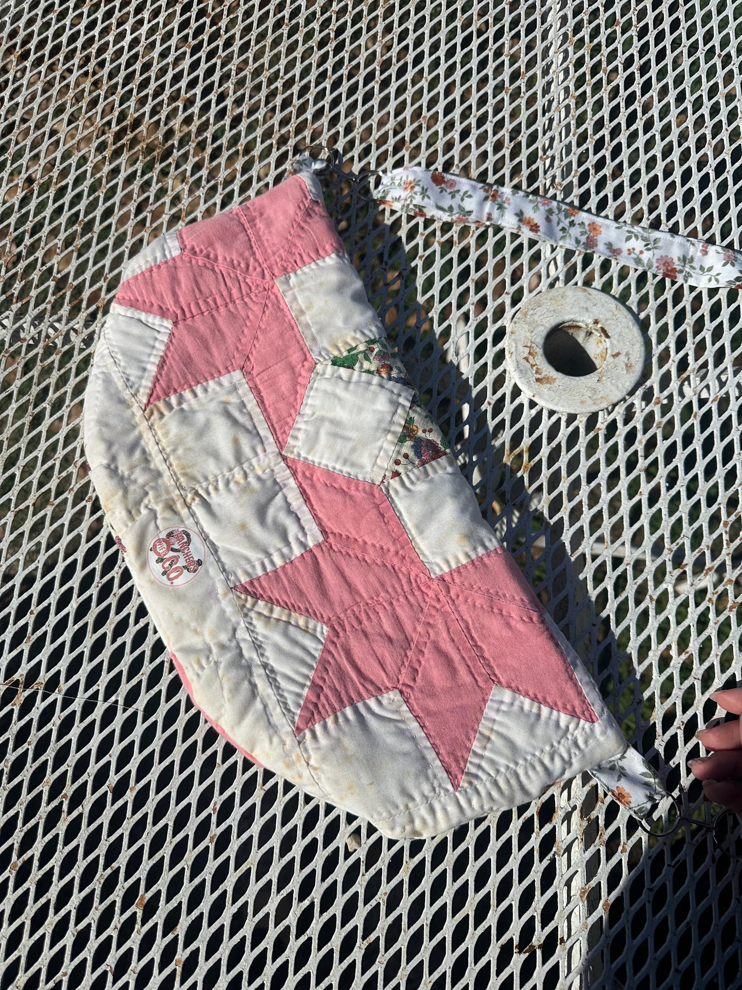 Pink Floral XL bum bag