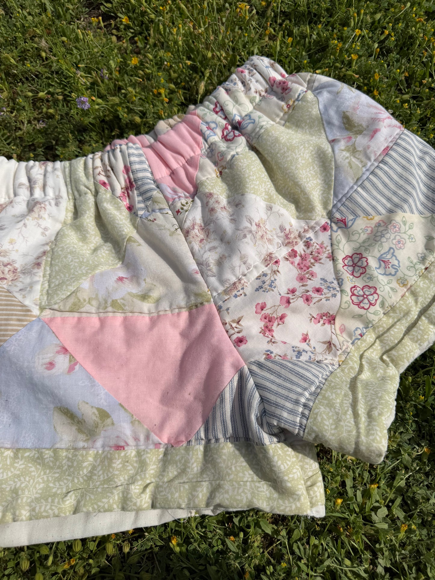 The Hannah Quilted Shorts (M/L)