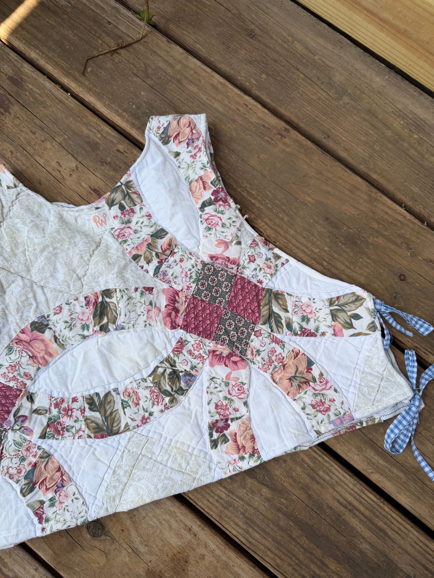Saltwater Rose Tie Tank (XL)