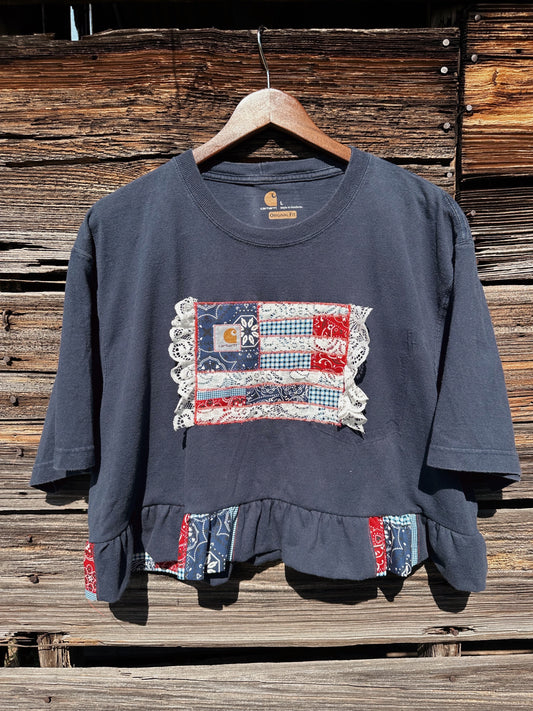 Red, Lace & Blue Rework