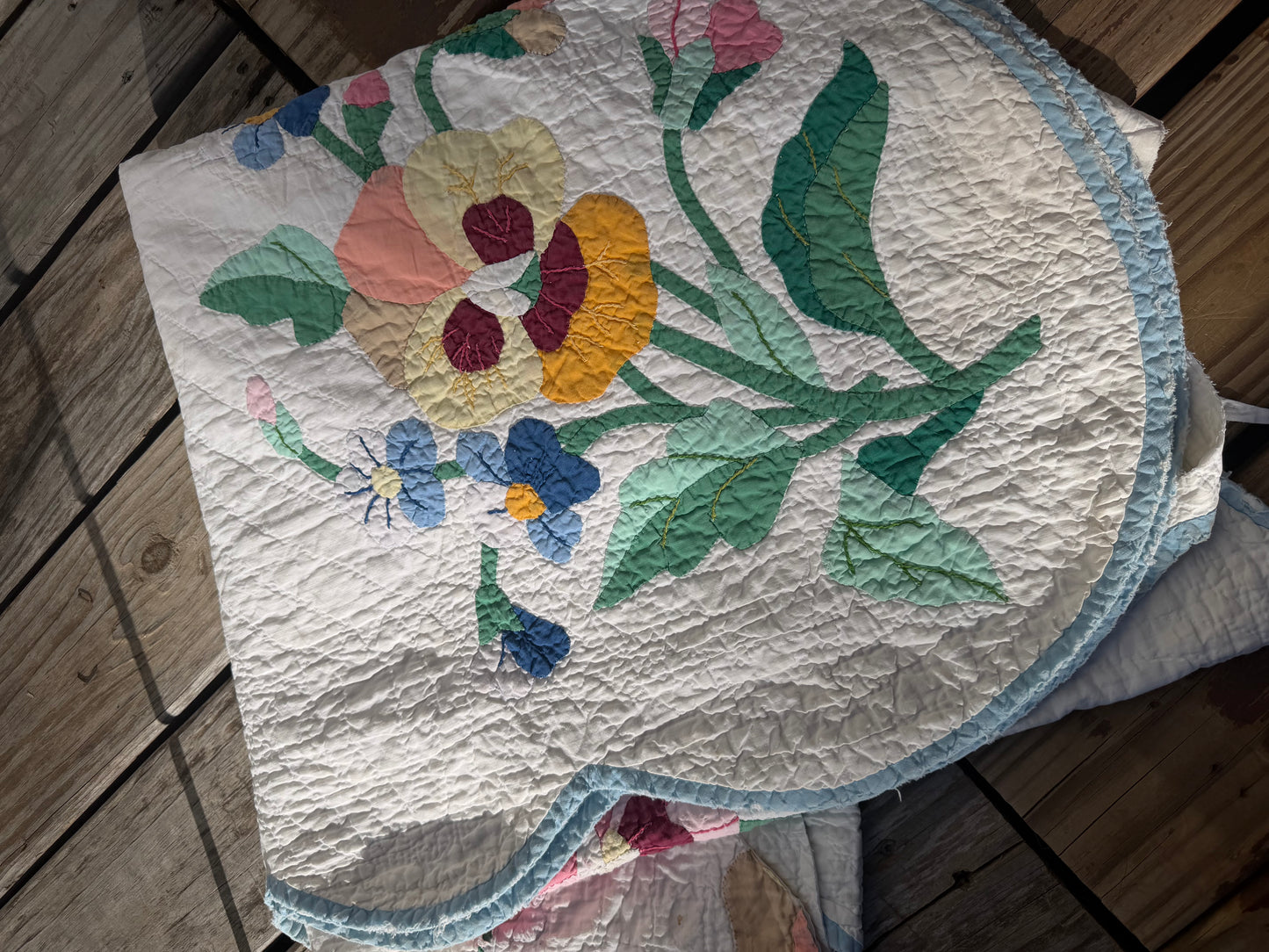 CUSTOM JACKET/CARDIGAN- 🌸 VINTAGE BLOOM QUILT