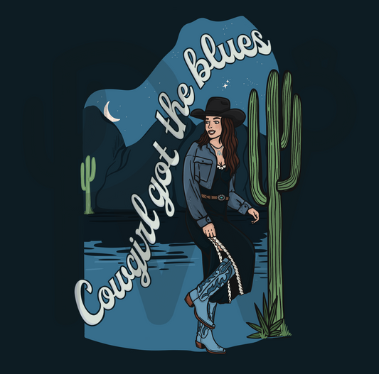 Cowgirl Got the Blues design